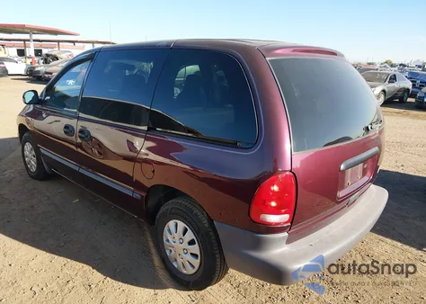 2000 Plymouth Voyager z USA, uszkodzony, nr VIN 2P4GP2539YR576241